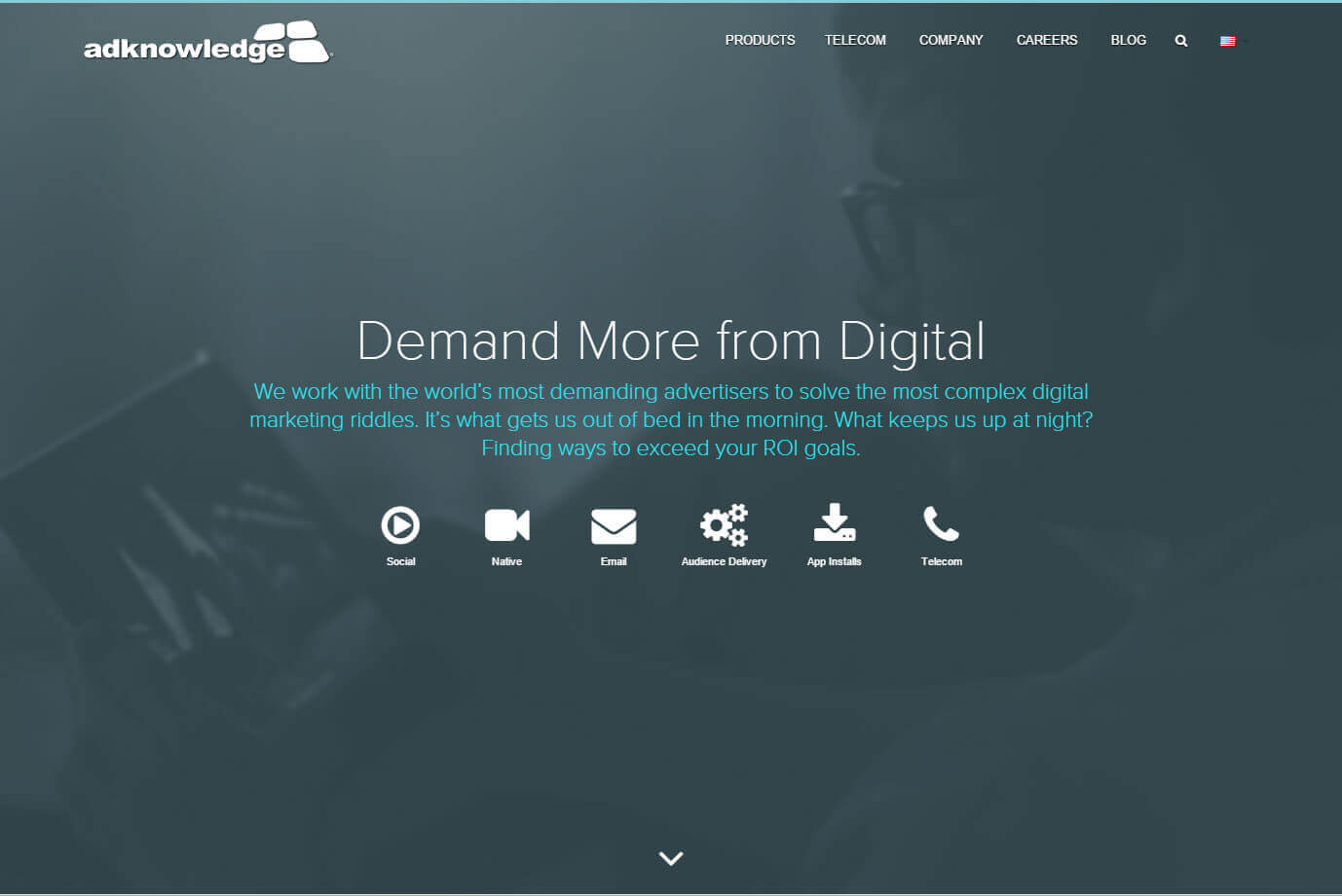 Adknowledge 2015 Homepage Redesign